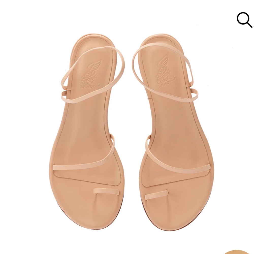 Ancient Greek Sandals Tan Leather Sandals EU 39 US 9 Color Natural